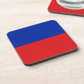 ハイチ国旗のコースター コースター (左側)