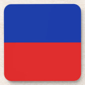 ハイチ国旗のコースター コースター (正面)