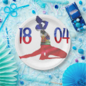 ハイチ国旗1804ネグマウォン |ハイチ独立 ペーパープレート (パーティー)