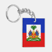 ハイチ国旗 キーホルダー (正面左)