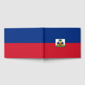 ハイチ国旗 ゲストブック (全面)