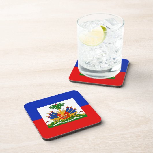 ハイチ国旗 コースター (右側)