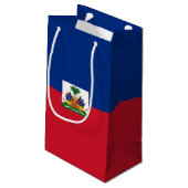 ハイチ国旗 スモールペーパーバッグ (裏面アングル)
