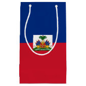 ハイチ国旗 スモールペーパーバッグ (正面)