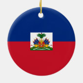 ハイチ国旗 セラミックオーナメント (裏面)