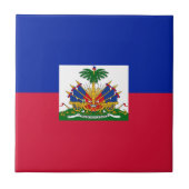 ハイチ国旗 タイル (正面)