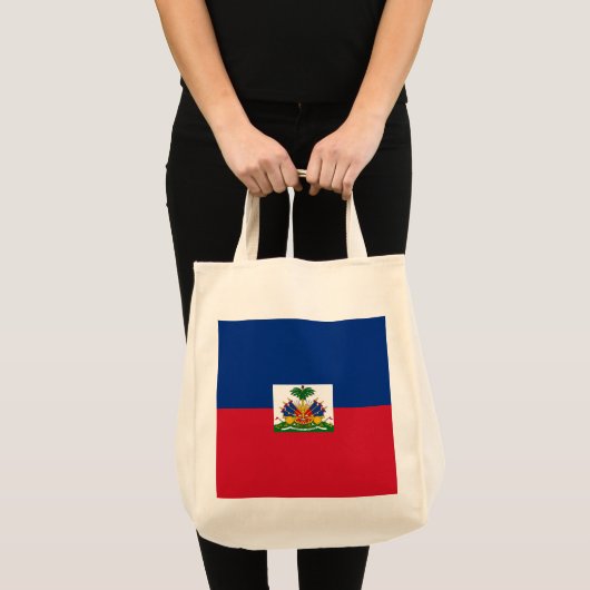 ハイチ国旗 トートバッグ (正面(商品))
