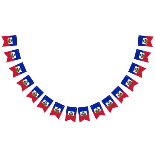 ハイチ国旗、ハイチ国旗のパーティー結婚/ バンティングフラッグ (全)