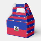 ハイチ国旗 フェイバーボックス (正面サイド)