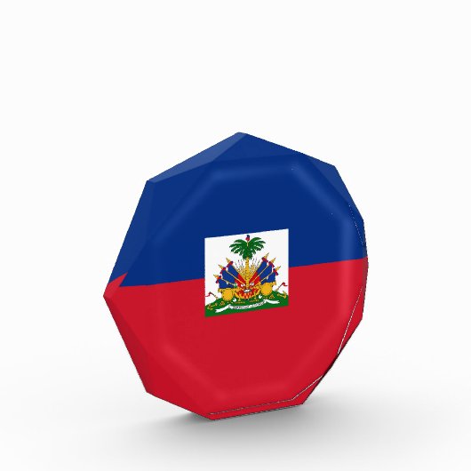 ハイチ国旗 フォトブロック (左)