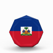 ハイチ国旗 フォトブロック (正面)