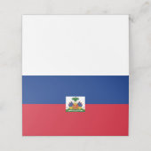 ハイチ国旗 プレイスカード (外部開封)