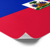 ハイチ国旗 ポスター (角)