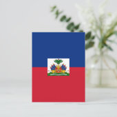 ハイチ国旗 ポストカード (スタンド正面)