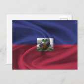 ハイチ国旗 ポストカード (正面/裏面)