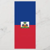 ハイチ国旗 メニュー (正面)