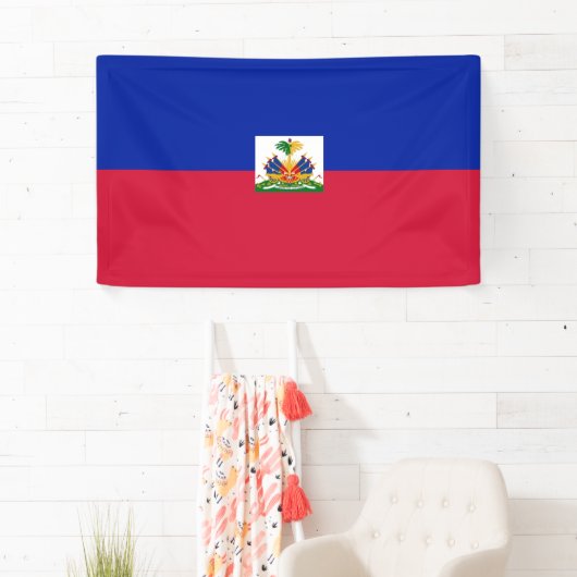 ハイチ国旗 横断幕 (インサイチュ)