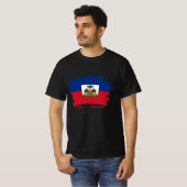 ハイチ国旗 Tシャツ (正面フル)