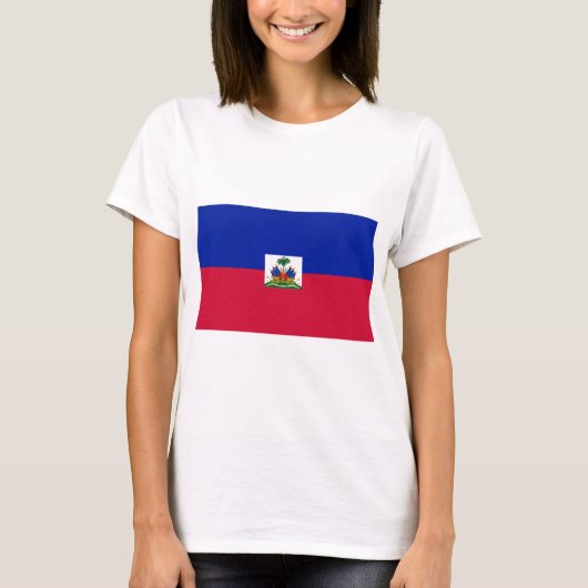 ハイチ国旗 Tシャツ (正面)