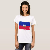 ハイチ国旗 Tシャツ (正面フル)