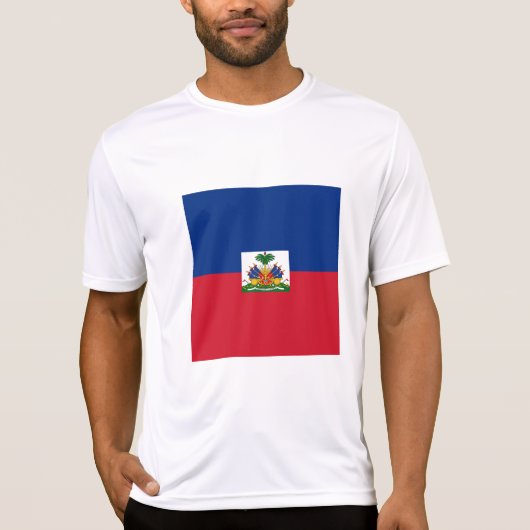 ハイチ国旗 Tシャツ (正面)