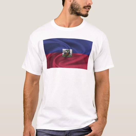 ハイチ国旗 Tシャツ (正面)