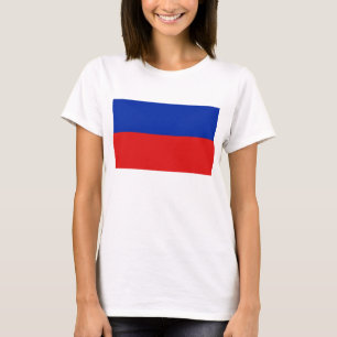 ハイチ国旗x地図Tシャツ Tシャツ