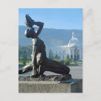 ハイチ地震レリーフ、 浮き彫り ポストカード