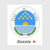 ハイチ州の紋章（1807年～1811年） シール (シート)