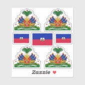 ハイチ州の象徴/紋章 シール (シート)