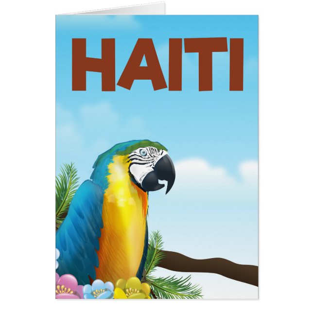 ハイチ旅行ポスター (正面)