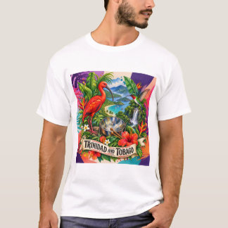 ハイチ現代カリブコラージュTシャツ Tシャツ