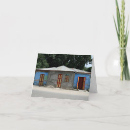 ハイチ空白のノートカード サンキューカード