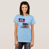 ハイチ系アメリカ人だ….. Tシャツ (正面フル)