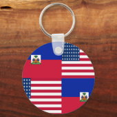 ハイチ系アメリカ人 キーホルダー (正面)