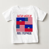 ハイチ系アメリカ人 ベビーTシャツ (正面)