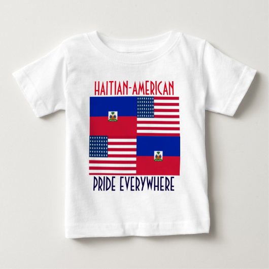 ハイチ系アメリカ人 ベビーTシャツ (正面)