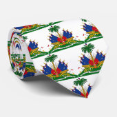 ハイチ軍服、ハイチ国旗のファッション/ビジネス ネクタイ (ロール)