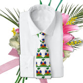 ハイチ軍服、ハイチ国旗のファッション/ビジネス ネクタイ