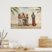 ハイチ通りミュージシャン ポスター (キッチン)