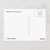 ハイチ通りミュージシャン ポストカード (裏面)