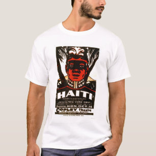 ハイチ黒いナポレオン1938 WPA Tシャツ