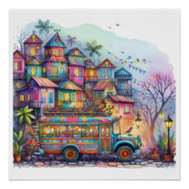 ハイチ、アルバ、アンティグア ポスター