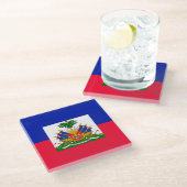 ハイチ ガラスコースター (アングル)