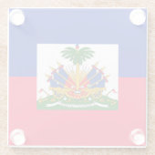 ハイチ ガラスコースター (裏面)