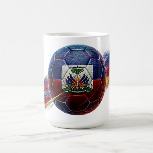 ハイチ サッカーボール | スタジアム対応 | ファンギア コーヒーマグカップ (中央)