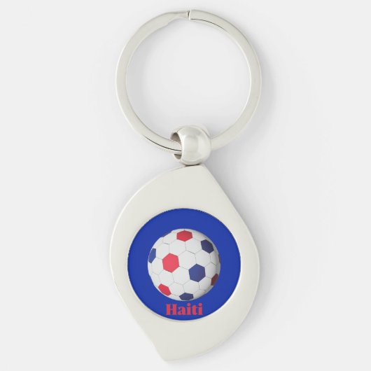 ハイチ サッカー キーホルダー (正面)