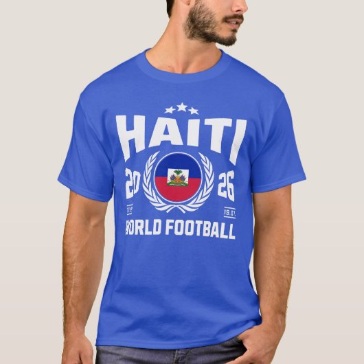 ハイチ サッカー 2026 Tシャツ (正面)