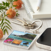 ハイチ・スクエア・ラバデ キーホルダー (正面右)