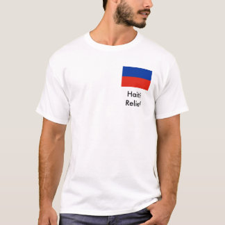 ハイチ、ハイチのレリーフ、浮き彫り Tシャツ
